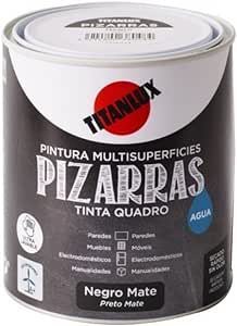 TITANLUX ESMALTE PIZARRAS AL AGUA NEGRO
