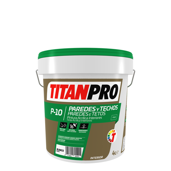TITANPRO P10 MATE ACRILICA INTERIOR