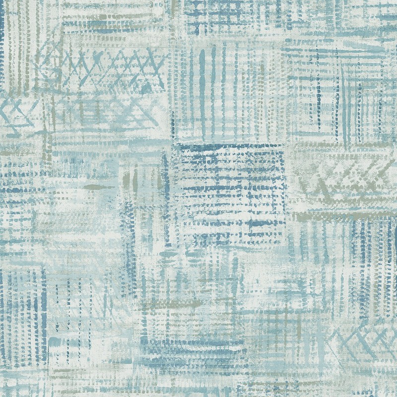 Papel pintado ÉTNICO AZUL