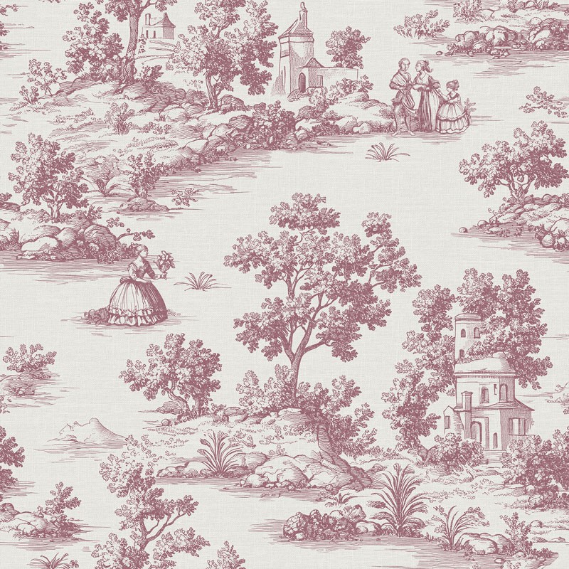 Papel pintado TOILE DE JOUY BURDEOS