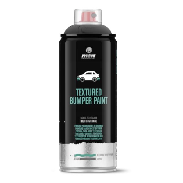 SPRAY MONTANA PARACHOQUES TEXTURIZADO NEGRO 400ML.