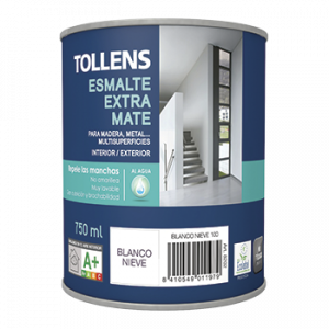 TOLLENS ESMALTE AGUA EXTRA MATE BLANCO