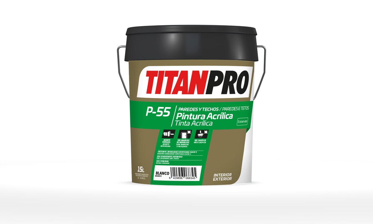 TITANPRO P55 ACRILICA PREMIUM INT-EXT
